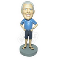 Stock Body Casual Ready For The Beach Male Bobblehead